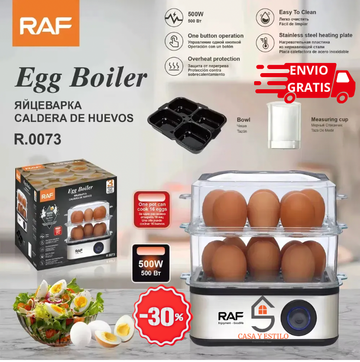 HuevosPerfectos™ | Cocedor Eléctrico de Huevos Multifunción🥚