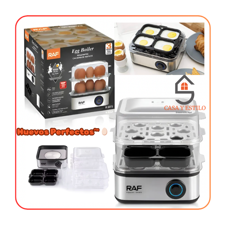 HuevosPerfectos™ | Cocedor Eléctrico de Huevos Multifunción🥚